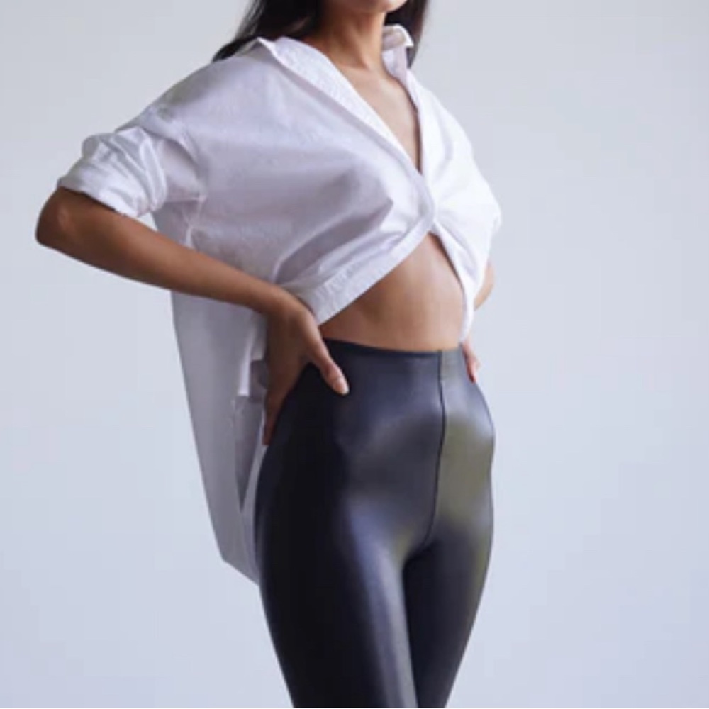 Brand New w/Tags, Commando Faux Leather Bike Short, Black, Medium